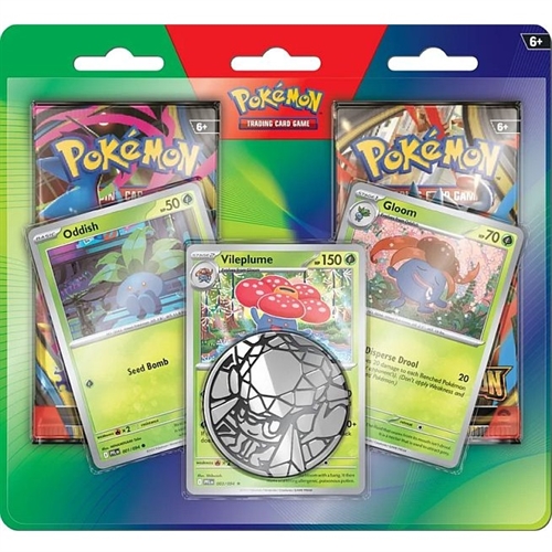 Enhanced 2-pack Blister 2026 - Oddish, Gloom, Vileplume - Pokemon kort